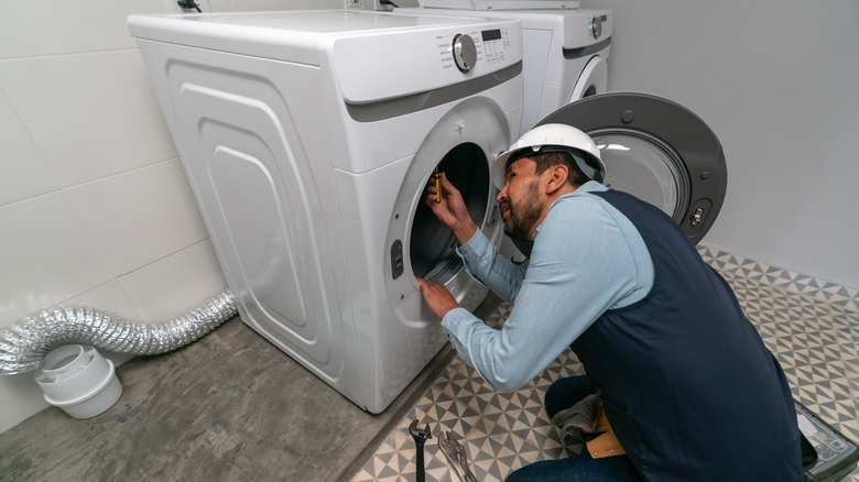 Reseda washer- dryer installation